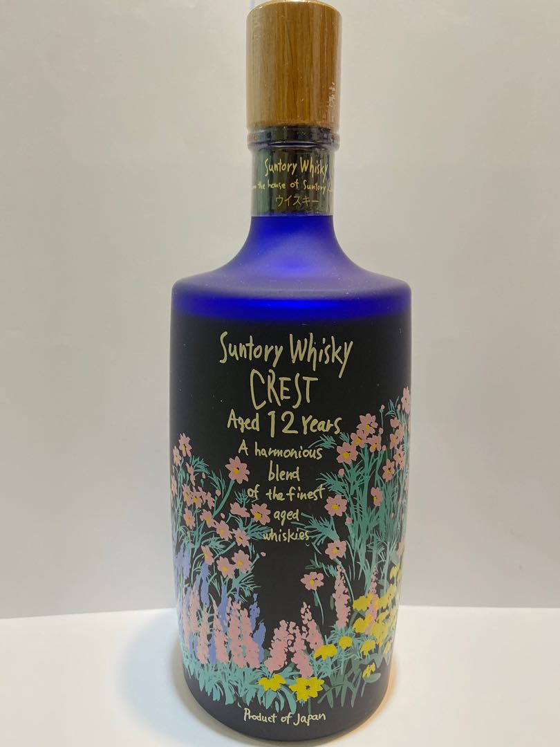 600ml) Suntory Whisky Crest 12 Years 秋之花限定日本威士忌Japanese