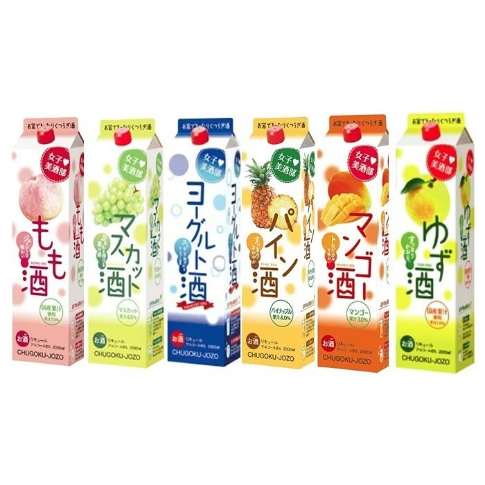 日本女子美酒部8%果酒2000ml, 預購- Carousell