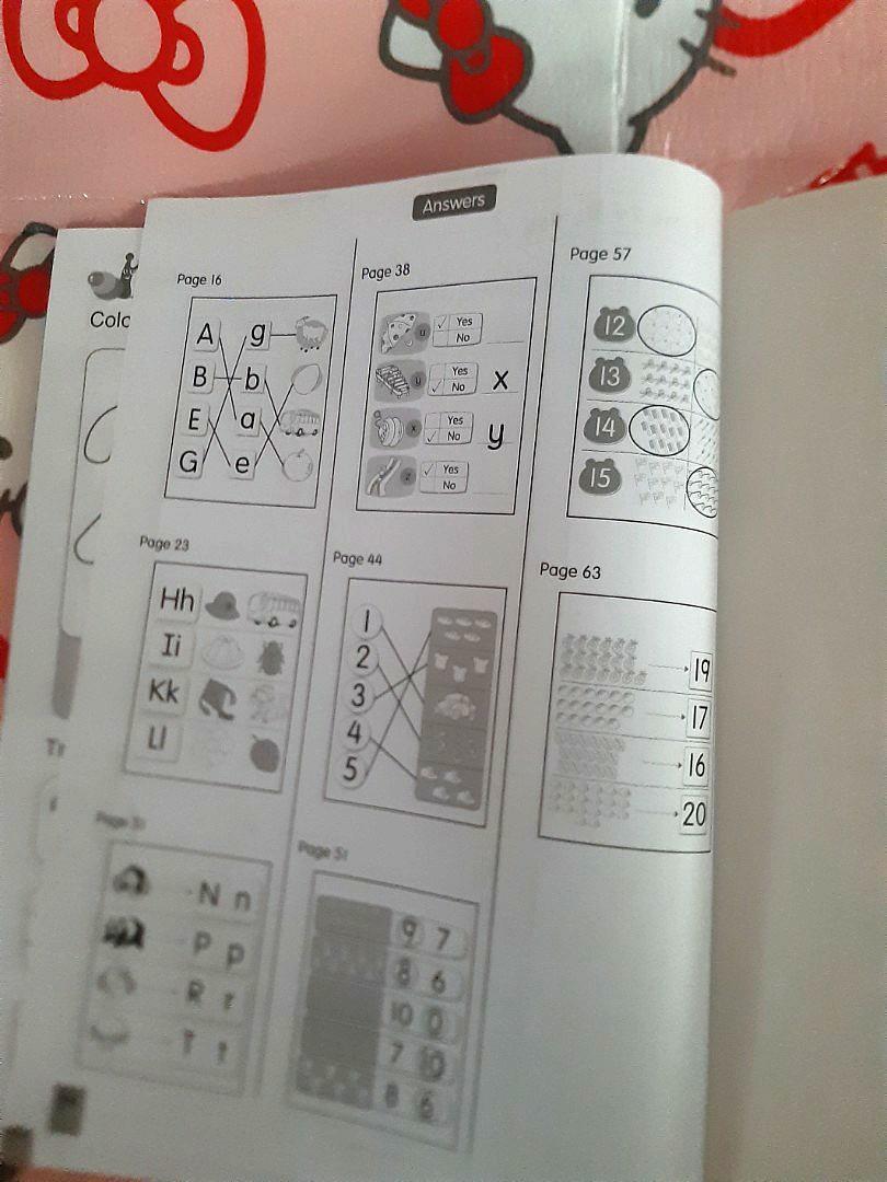 Abc letters and numbers book hobbies toys books magazines