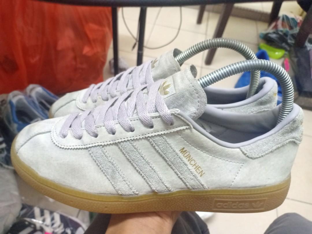 Adidas munchen solid grey cheap gum