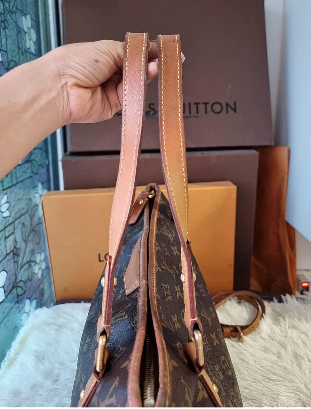 Pre-owned Louis Vuitton Estrela Mm Tote Bag In Brown