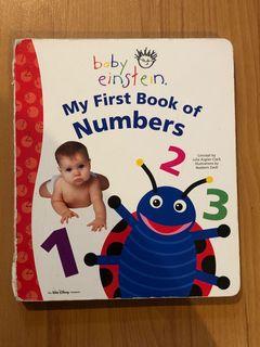 Baby Einstein my first book of numbers