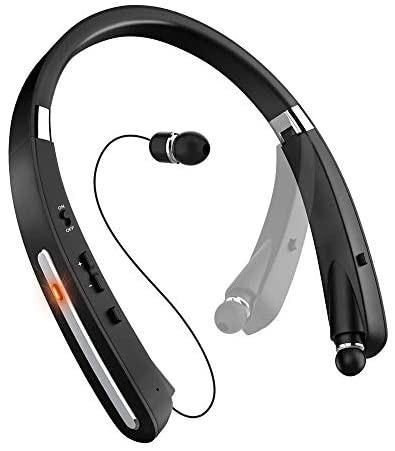 Bluetooth Headset Bluetooth Headphones KKY 992X LBell Wireless Neckband Design with Foldable Retractable Headset for X 8 7 Plus Samsung Galaxy Jet Black Audio Headphones Headsets on Carousell