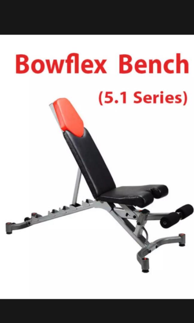 Bowflex exercise bench 5.1 Furniture Home Living Furniture