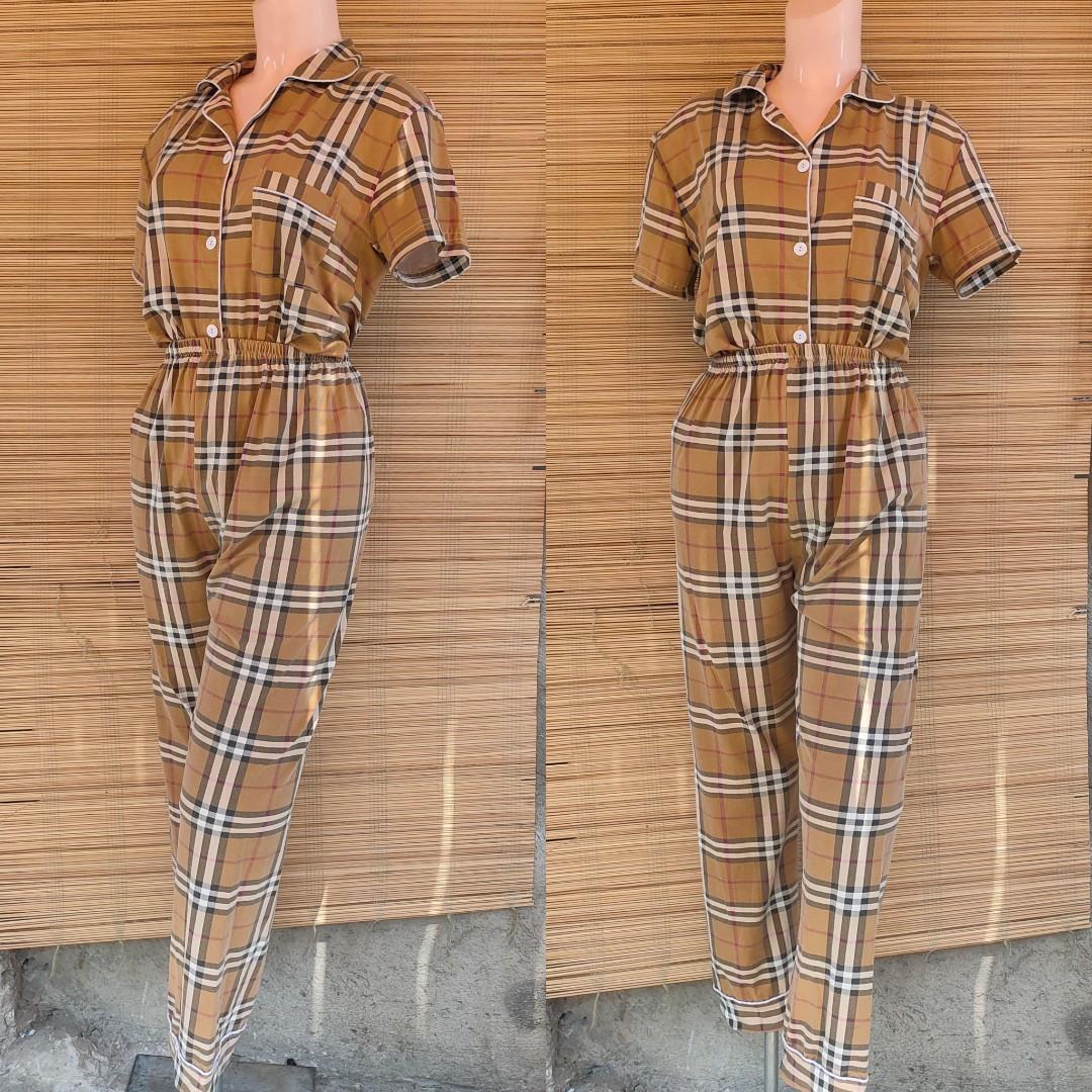 Burberry inspired sleepwear Women s Fashion Dresses Sets Sets