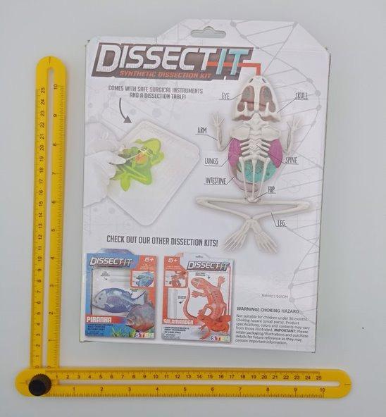 Dissect-It Frog Simulated Synthetic Lab Dissection Top Secret Toys STEM ...