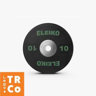 Eleiko Sport Training Plates-Black. Weights in KG: 10/15/20/25. For Free Weight Training, High Performance Strength Training & Conditioning. High Tensile Bumper Plate, Damage Resistant.