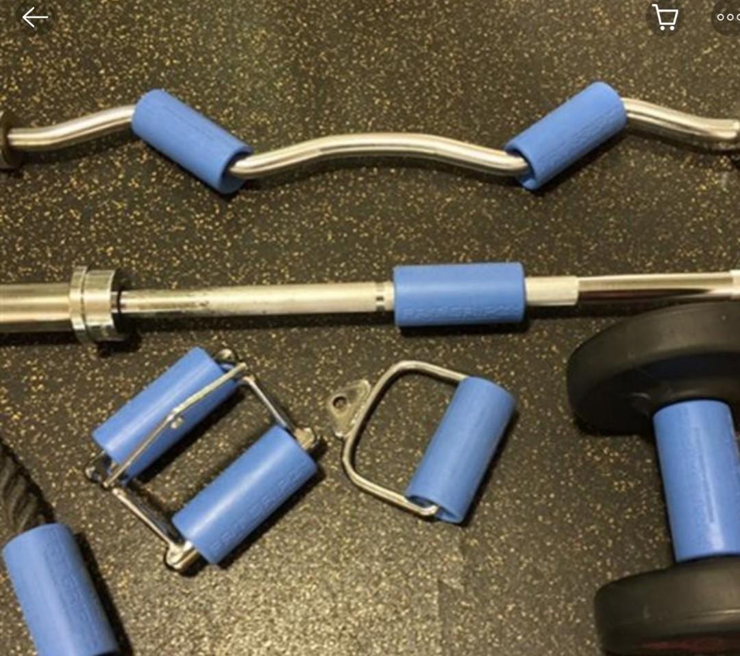 fat gripz for barbell, dumb bell, etc, Sports Equipment, Exercise
