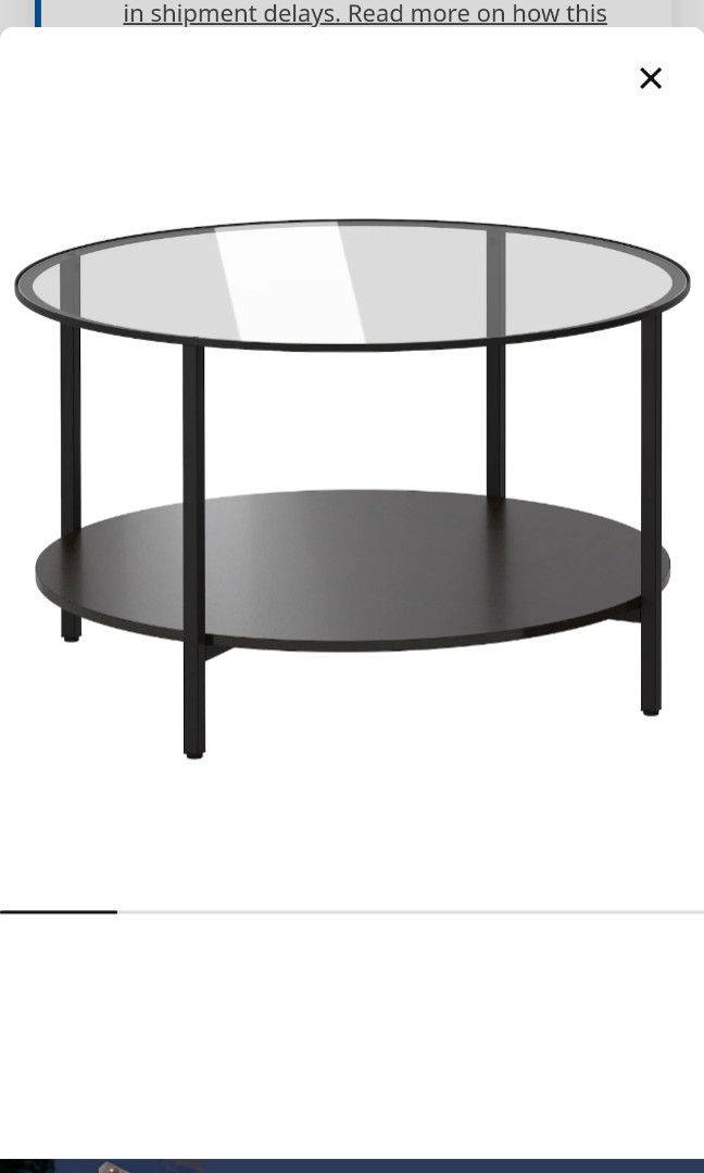 Ikea coffee table, Furniture & Home Living, Furniture, Tables & Sets on