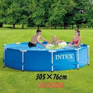 Intex 3.05m Metal Frame Set Swimming Pool