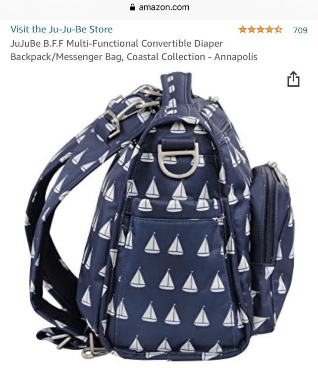 Jujube multifunctional convertible diaper bag, Babies Kids