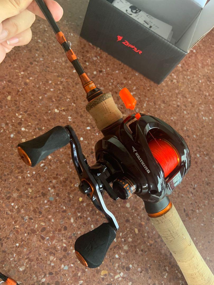 KastKing Zephyr BFS Bait finesse system baitcast rod and reel set. (Virgin:  no fish yet fought), Sports Equipment, Fishing on Carousell