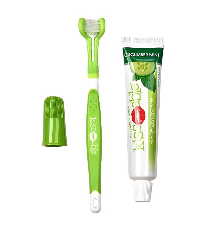 Kissable dog toothbrush deals