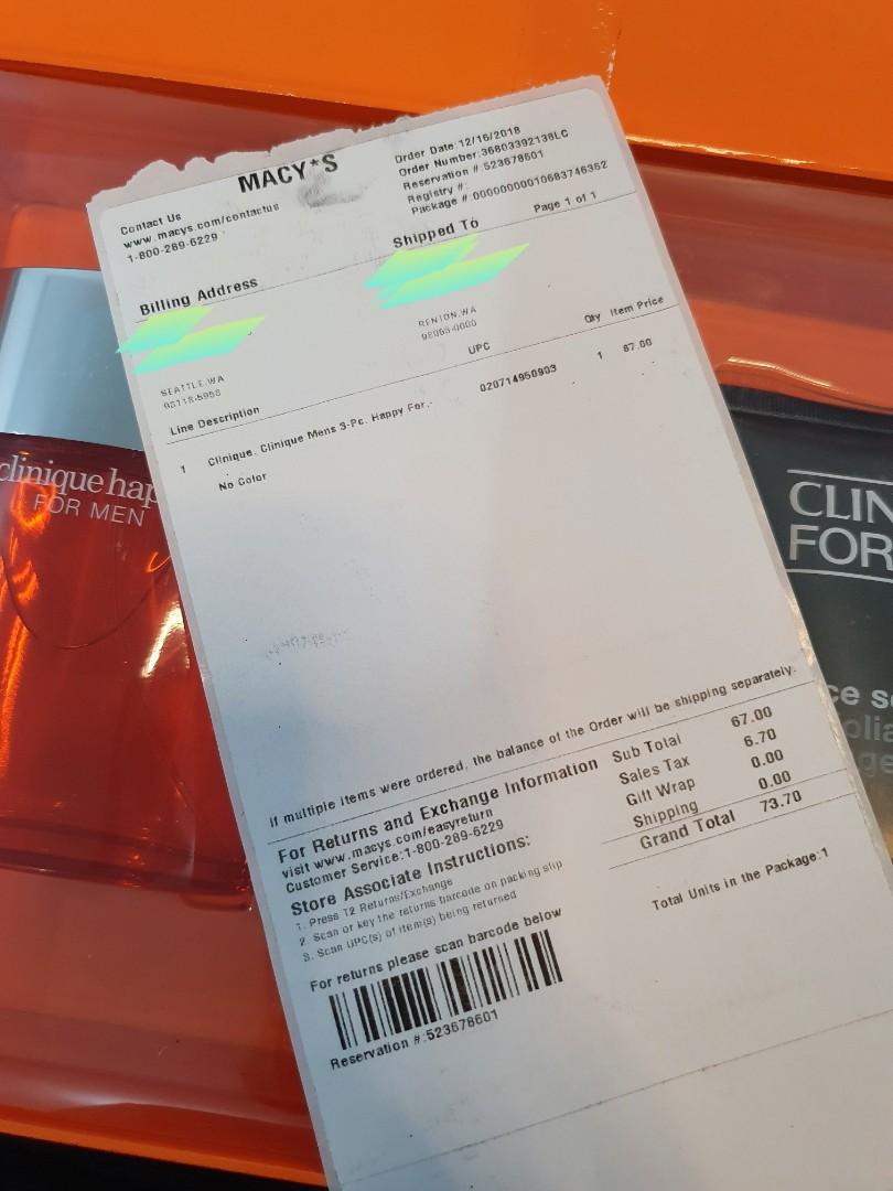 Legit Clinique happy for him set (Men), Beauty & Personal ...