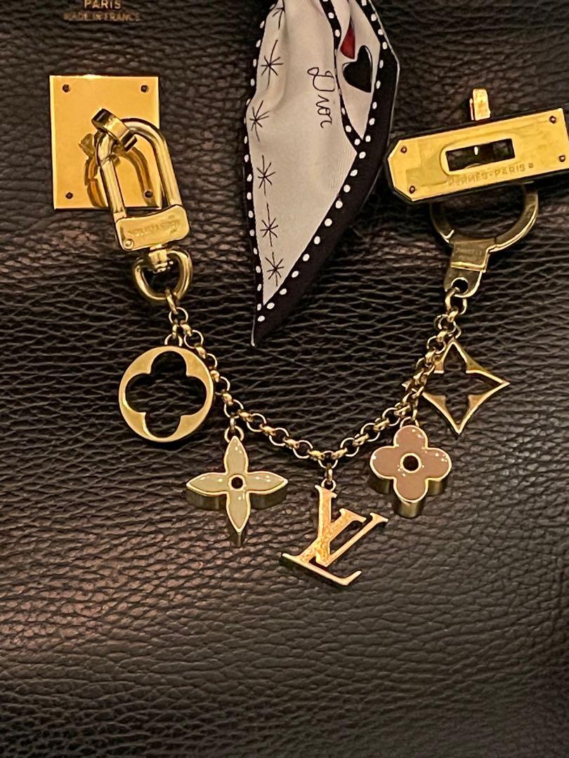 Louis Vuitton Fleur de Monogram Bag Charm Chain, Luxury, Accessories on  Carousell