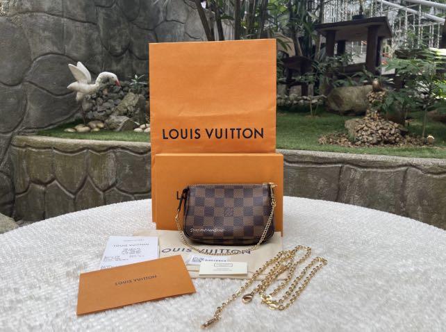 Louis Vuitton mini pochette DE FREE long chain strap Luxury Bags
