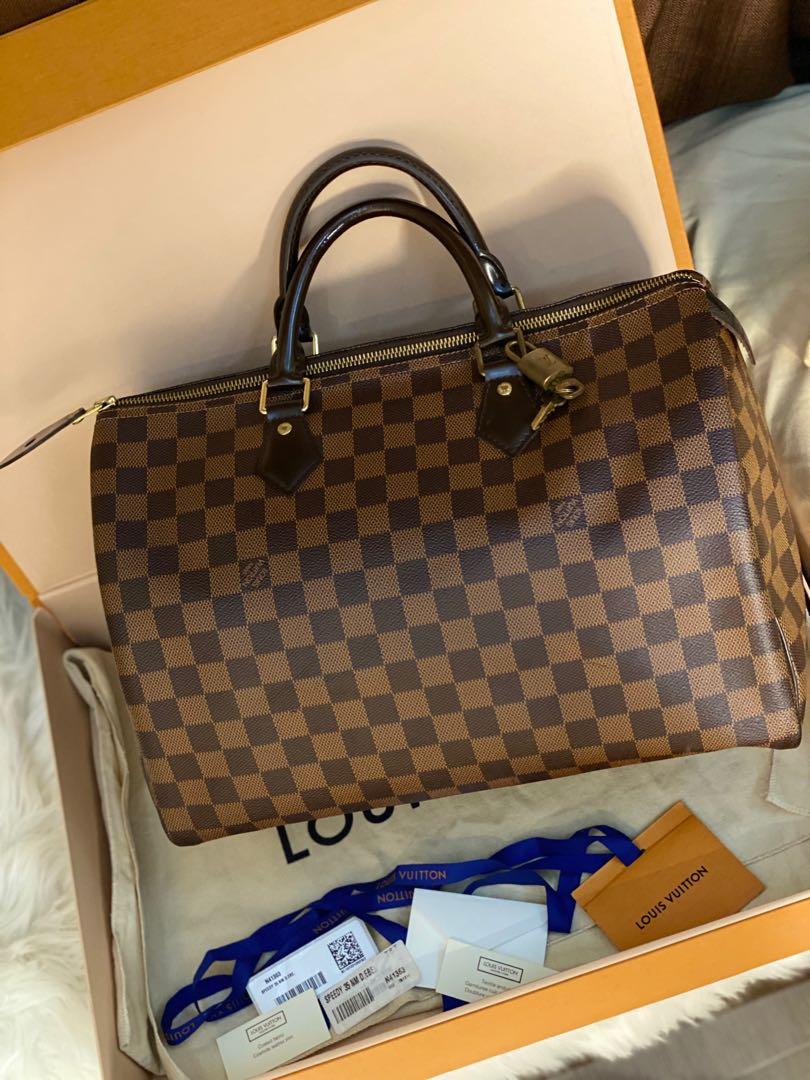 Louis Vuitton 35 Speedy in town ! From Brussels, with love ♥