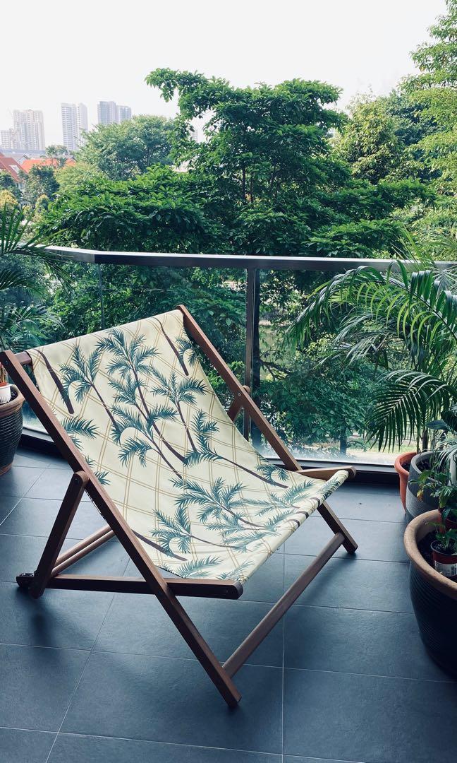 Solblekt beach chair store