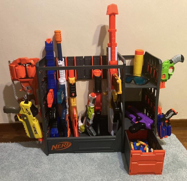 Nerf Gun Collection W Rack Hobbies Toys Toys Games On Carousell
