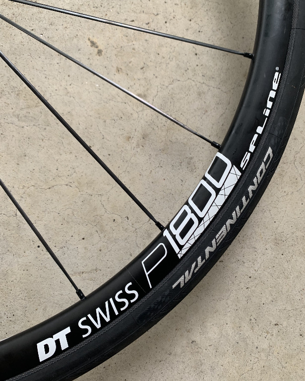 New DT SWISS P 1800 SPLINE db 23 Wheelset with new Conti GP 5000