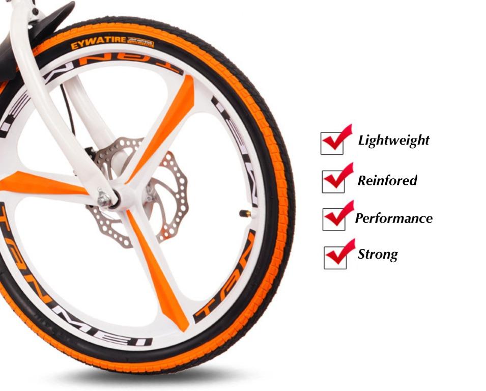 *NEW* SSPU Foldable Bicycle 20 inch 7speed variable gear dual disc