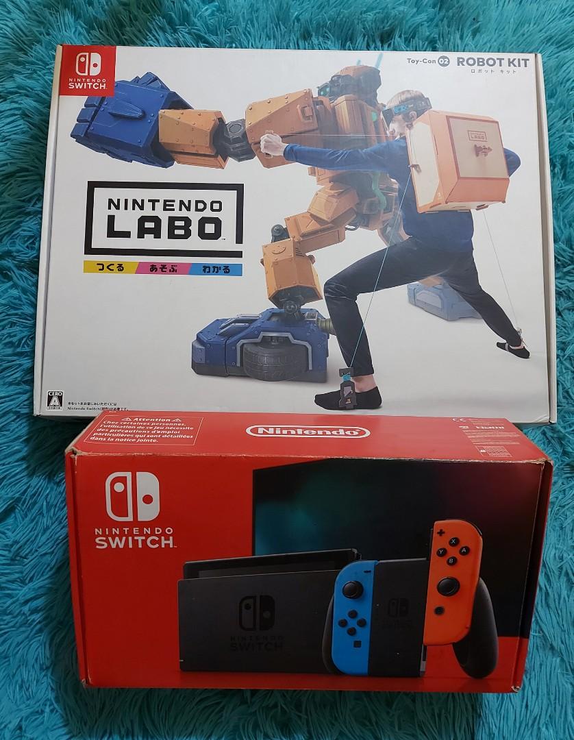 Nintendo switch v2 (Category: Nintendo) located in Manila. Submitted by pjthebartender (Listing ID 1084716227, Image 1). Description: Nintendo switch version 2 good as new Complte and original accesories Tempered glass installed 13k only Optional Labo kit--1k We ship nationwide Via lbc Grab/lalamove Mop Cod Gcash Cash 09558218608.