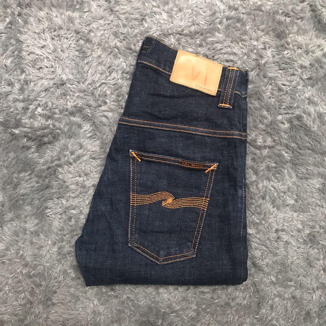 新品 nudie jeans THIN Finn SELVAGE W30 L30ファッション - パンツ
