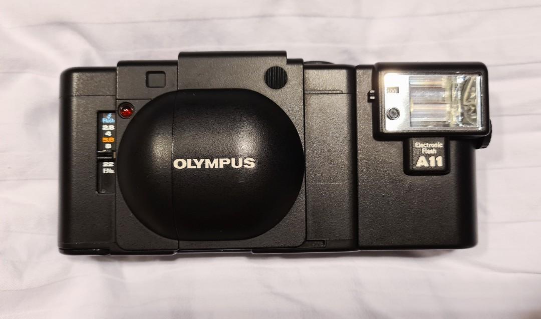 免許証所持 OLYMPUS 初代機 試写済 XA Flash Electric A11 フィルムカメラ