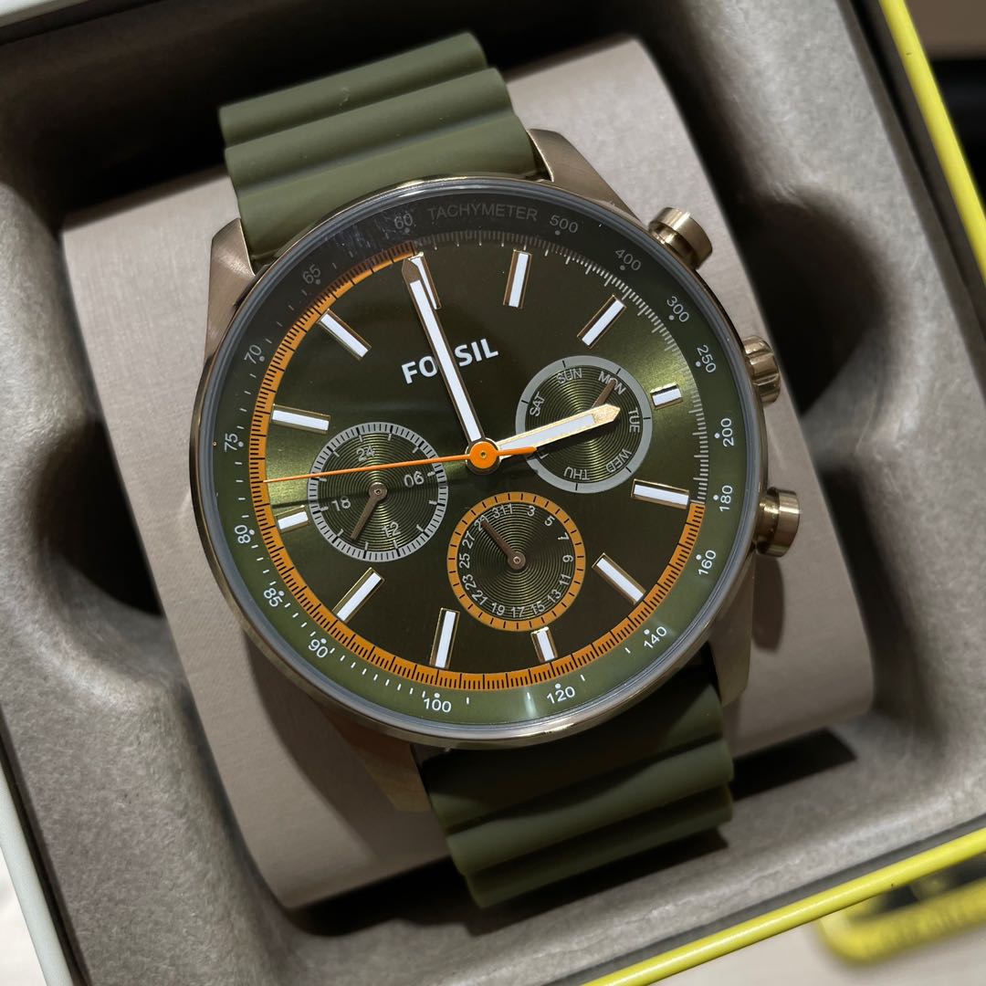 Sullivan multifunction olive hotsell green silicone watch