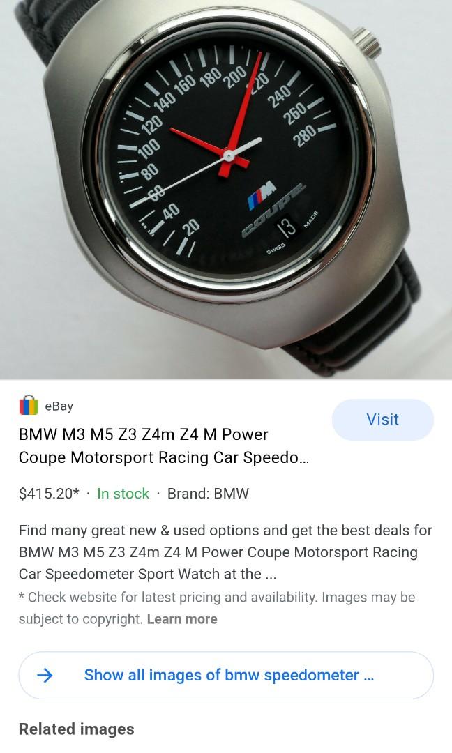 Not for sale Original BMW M3 M5 Z3 Speedometer Sport Watch, Mobile
