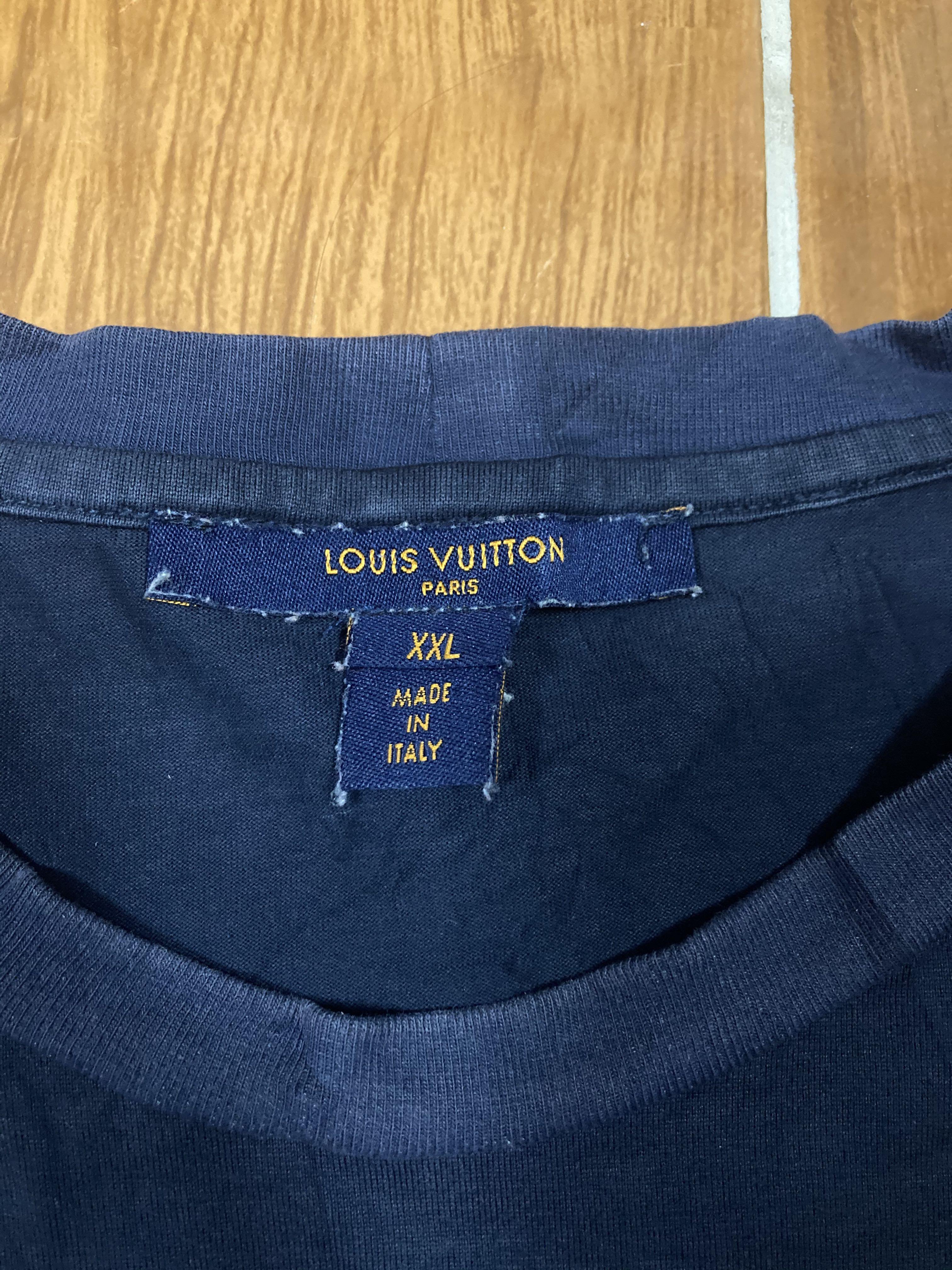 Louis Vuitton Classic T-Shirt Raven. Size XL