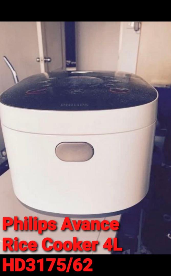 Philips Avance Collection Rice Cooker 4L HD3175/62, TV & Home