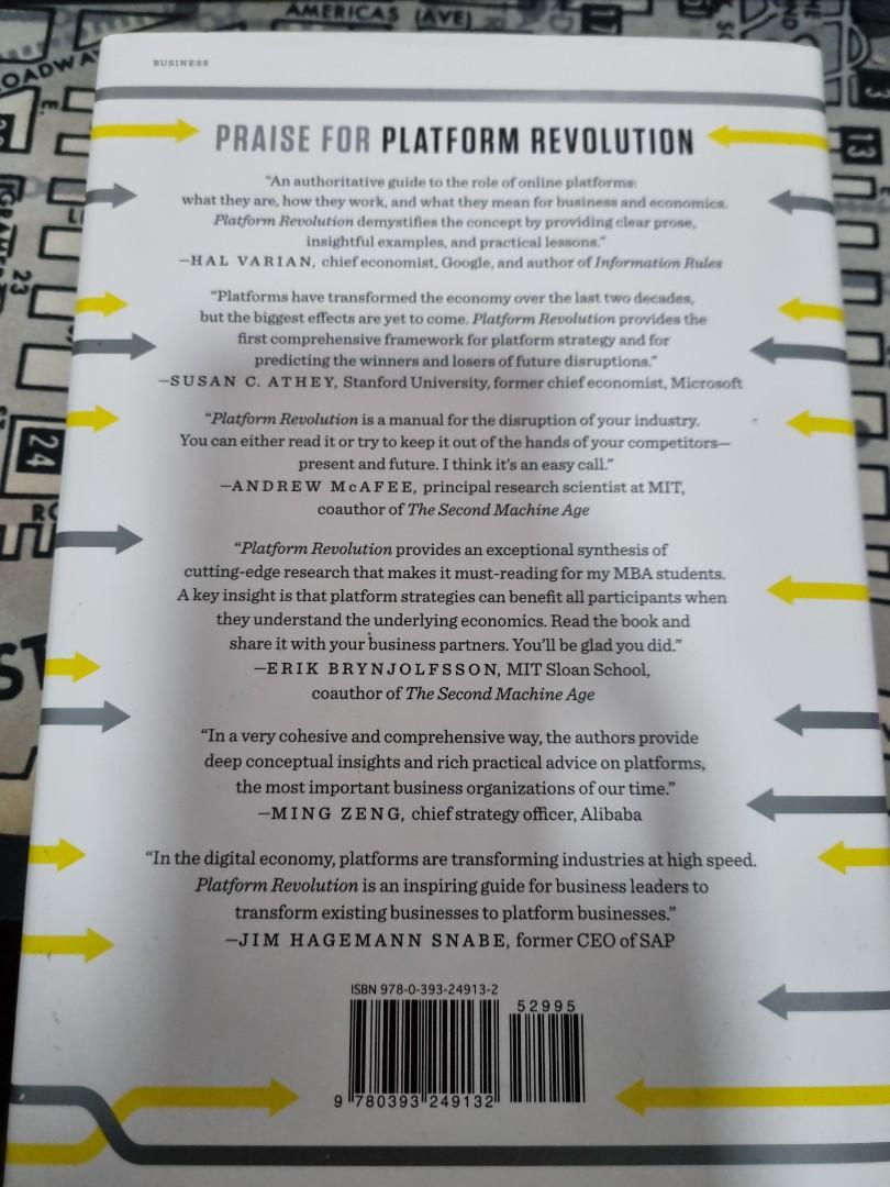 Platform Revolution How Networked Markets Are Transforming the Economy
