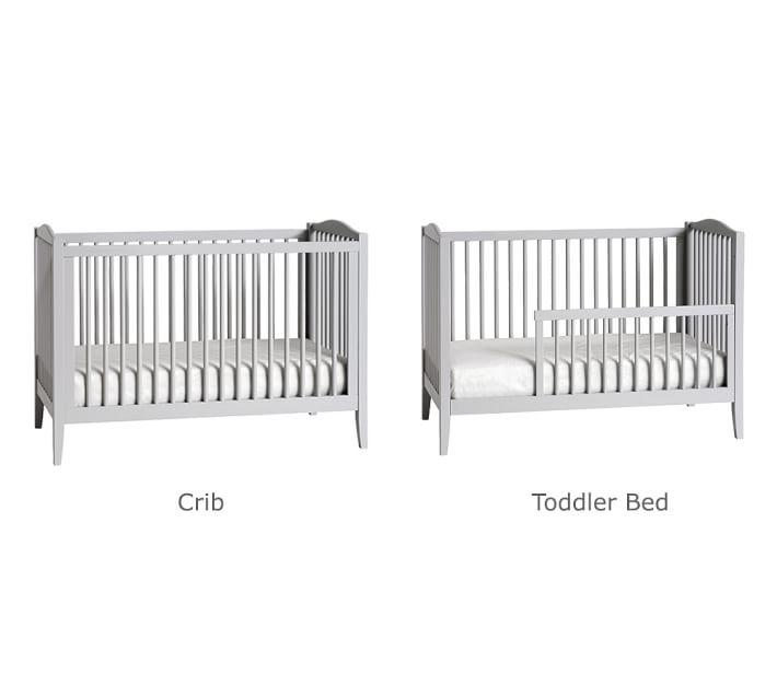Pottery barn crib and toddler bed convertible with supreme