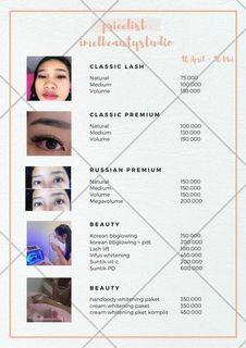 Promo eyelash extension