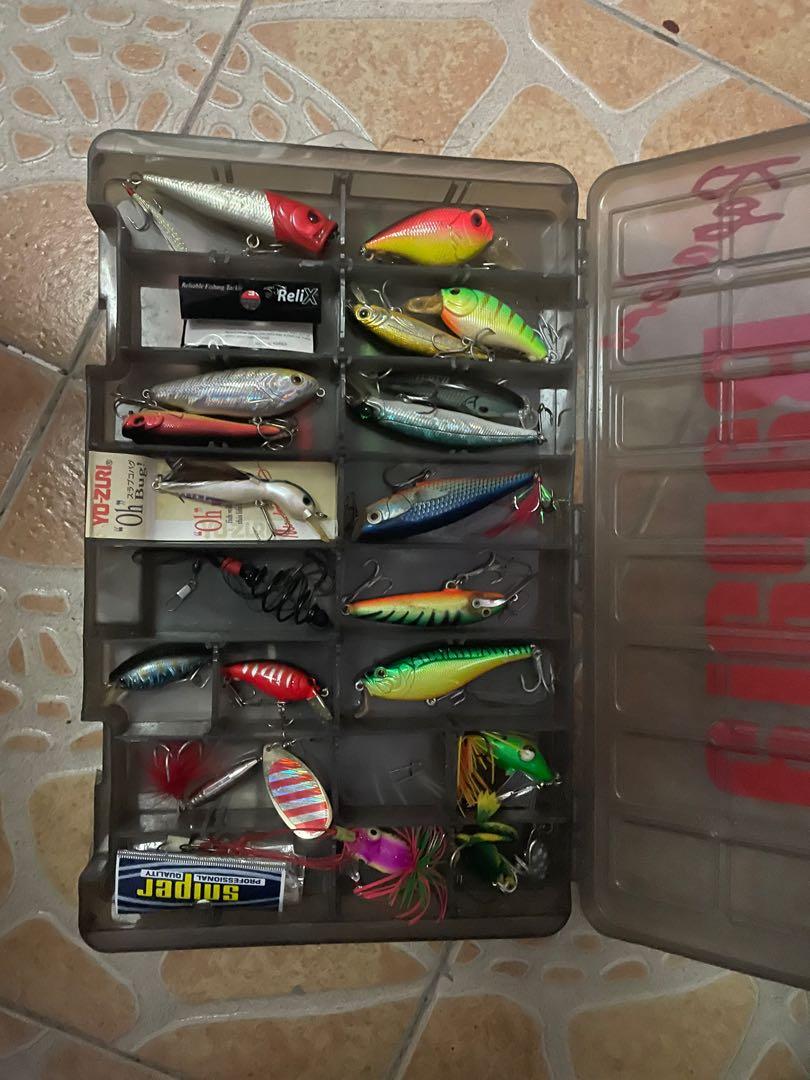 Rapala fishing tools box ( COMBO complete set barang dalam box
