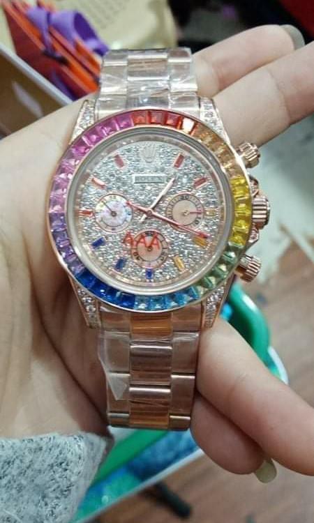 ROLEX RAINBOW DAYTONA MEN LUXURY WATCH (Category: Luxury Watches) located in Valenzuela. Submitted by peanutsonlineshop (Listing ID 1084879802, Image 2). Description: WE SHIP ABROAD✈️ CAN SEND PROOF OF TRANSACTIONS‼️ PAWNABLE ON SELECTED PAWNSHOP‼️ AUTOMATIC‼️ COMPLETE INCLUSION‼️ SAPPHIRE GLASS ‼️ NOT OEM WATCH‼️.