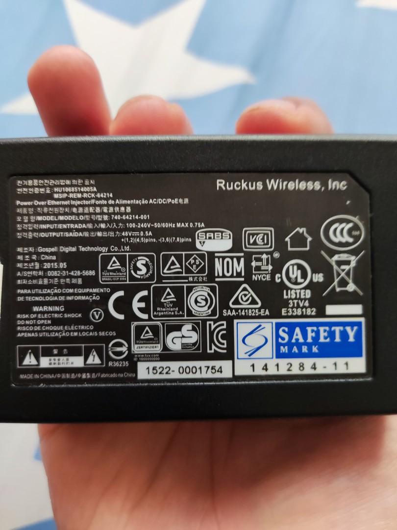 Ruckus POE Injector (Category: Networking) located in Manila. Submitted by fonedmentals (Listing ID 1084770571, Image 3). Description: Ruckus POE Injector - Good as new - 100% working condition Sold as package (2 units) Ship: Metro Manila - via Lalamove / Grab / Angkas / Mr Speedy Outside Metro Manila - via LBC (COP opt) / J&T.