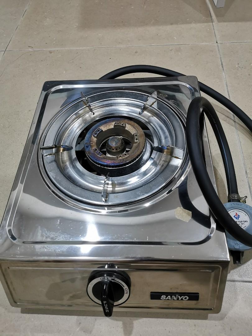 Sanyo Single Gas Stove, TV & Home Appliances, Kitchen Appliances, Hobs