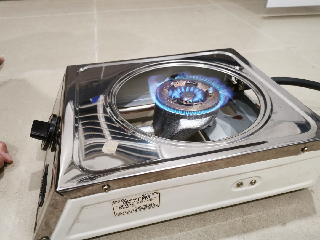 Sanyo Single Gas Stove, TV & Home Appliances, Kitchen Appliances, Hobs