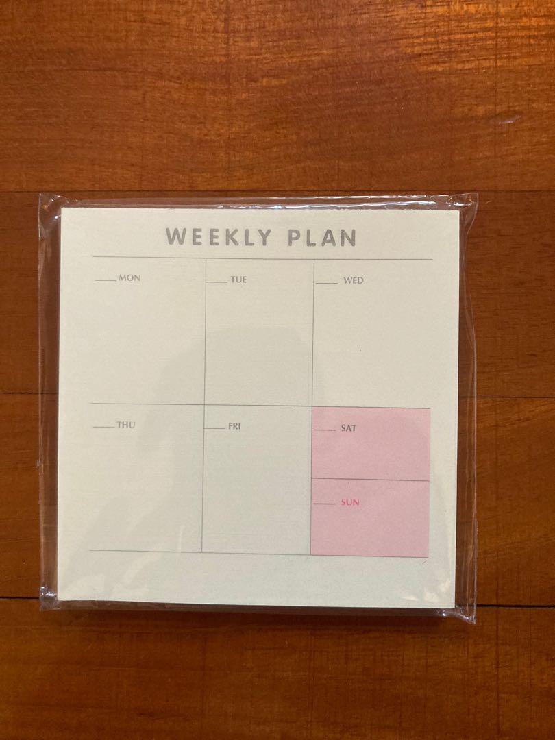 Memo Schedule book Checklist 計劃表 文具 學習用品 stationary , 興趣及遊戲, 手作＆自家設計 ...