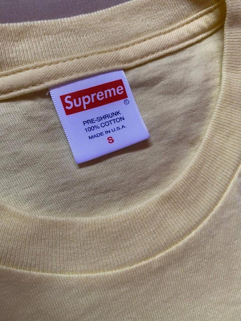 Supreme morph tee pale yellow Clearance
