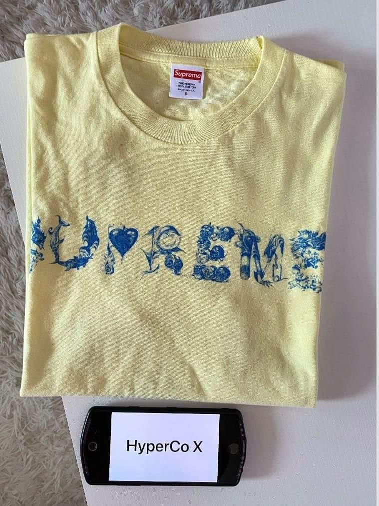 Supreme morph tee pale yellow Clearance