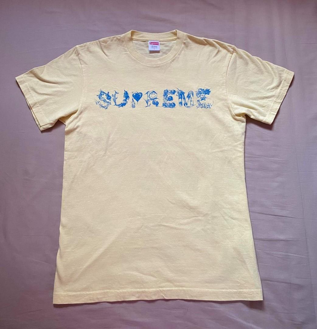 Supreme Morph Tee Pale Yellow