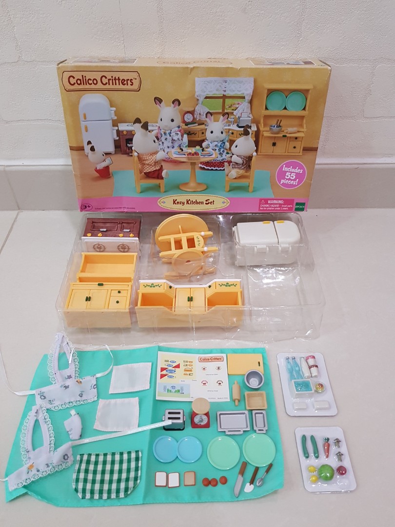 Sylvanian Families Kozy Kitchen Set Hobbies Toys Toys Games