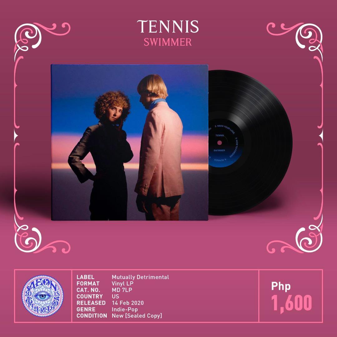 Tennis ~ Swimmer (Category: CDs & DVDs) located in Mandaluyong City. Submitted by aeonartph (Listing ID 1084755048, Image 1). Description: Swimmer is the fifth studio album by the musical duo Tennis, released via their own label Mutually Detrimental on February 14, 2020 Follow us on: https://instagram.com/aeonartofrecords.