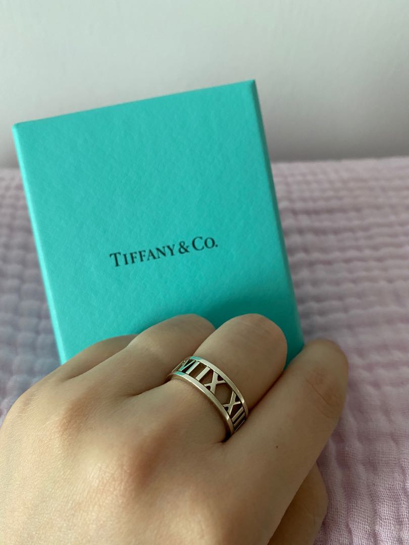Tiffany & Co Atlas Ring, Luxury, Accessories On Carousell