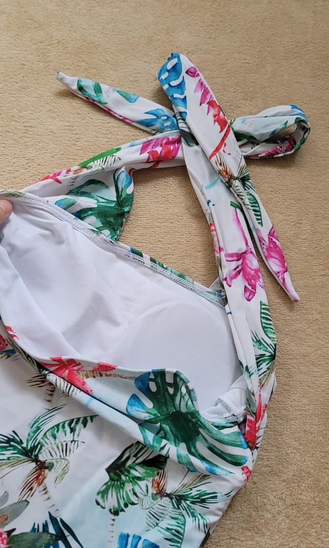 Women's Tropical Palm Print Sleeveless Bodysuit – Chic, Trendy & Comfortable main image 0