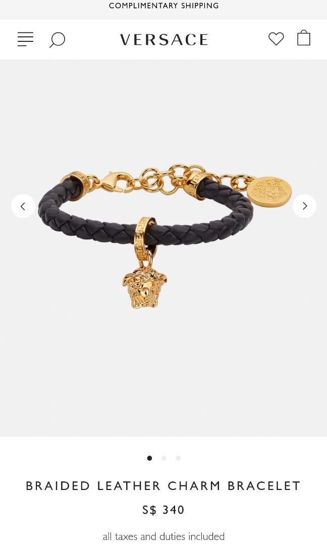 Versace charm bracelet top