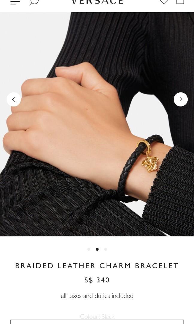 Versace charm bracelet top